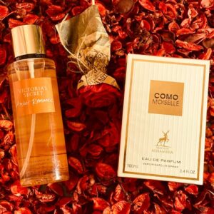 پک کادویی عطر شنل مادمازل + بادی اسپلش آمبر رومنس – کد۴