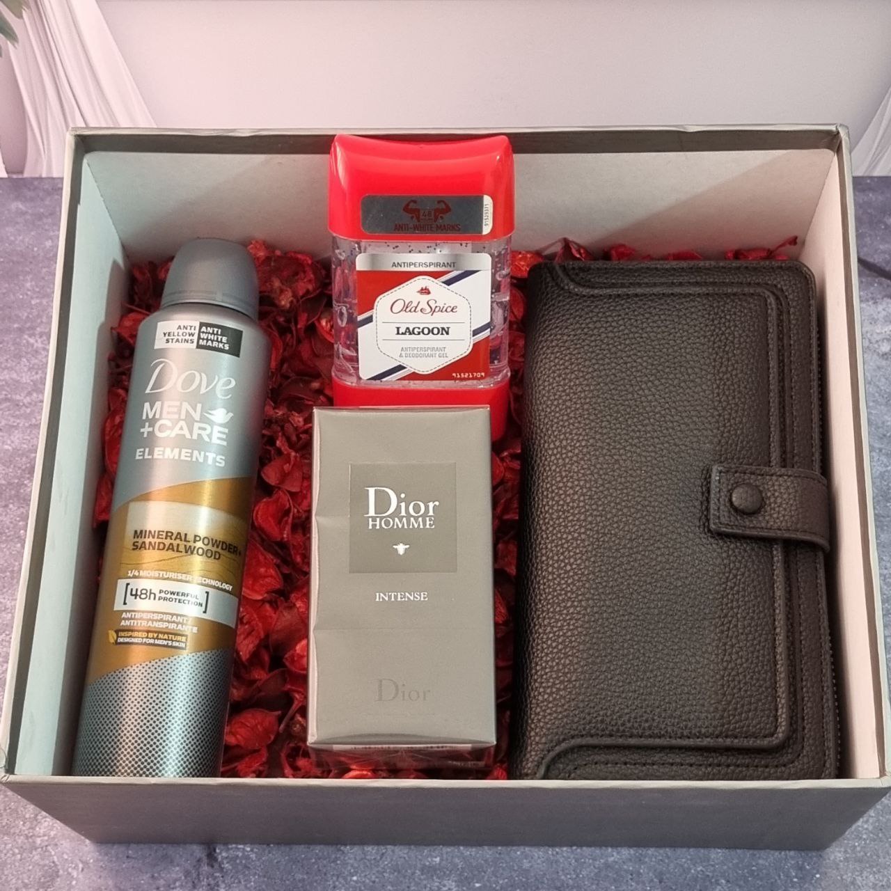 پک هدیه مردانه کد2 | عطر دیور هوم اینتنساسپری داومام Old Spice